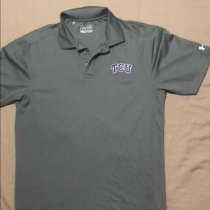 Under Armor Heat Gear TCU Men’s Polo, size M